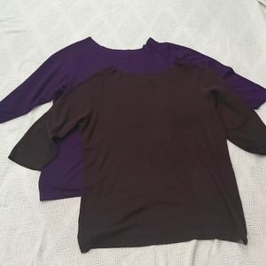 Dressbarn Scoop Neck Lightweight Sweater